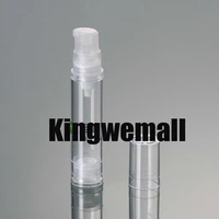 300pcs 10ML airless plastic lotion bottle with airless pump used for Cosmetic Packaging