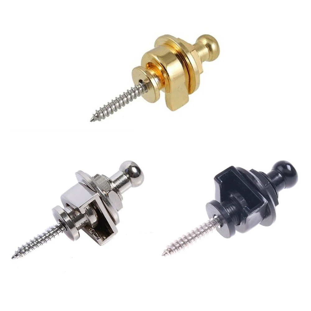 1 шт. круглый хромированный крепление для гитарных ремешков Запчасти