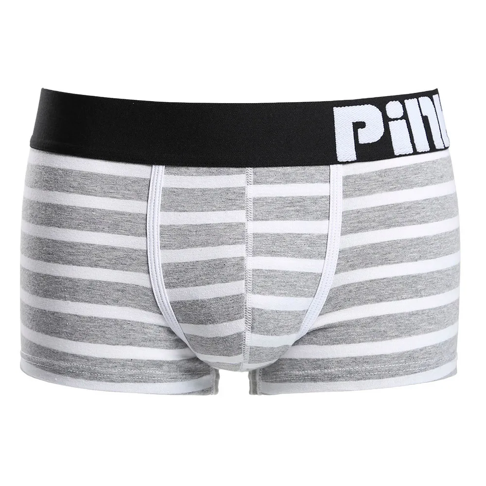 Gray Модные Pink Heroes мужские трусы-боксеры нижнее белье, трусики сексуальный принт шорты нижнее бельё для девочек горячая распродажа - Цвет: Gray