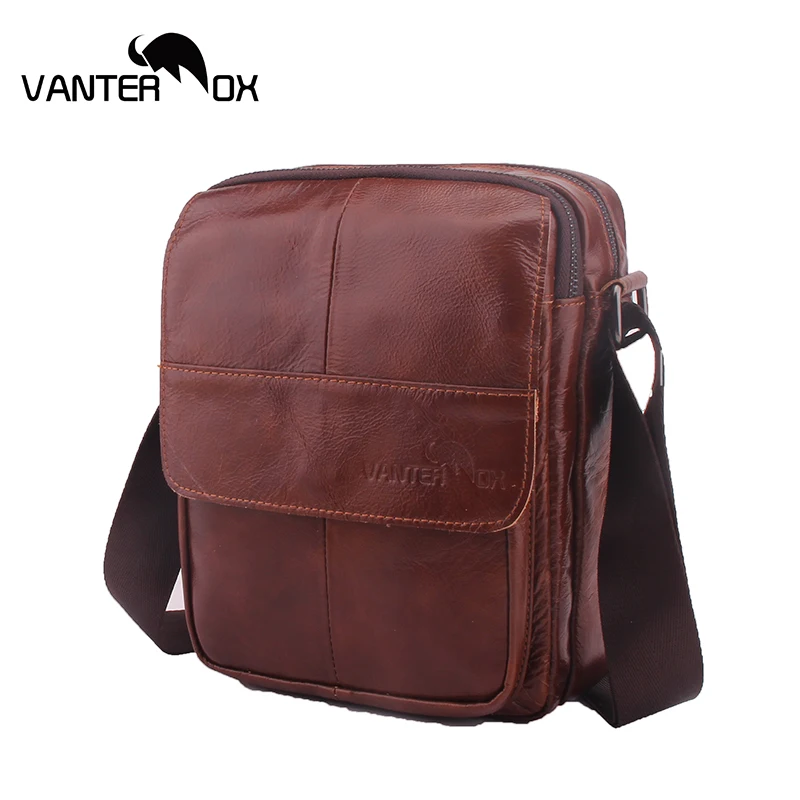 VANTER OX сумки на плечо мужские из натуральной кожи джентльменский Бизнес