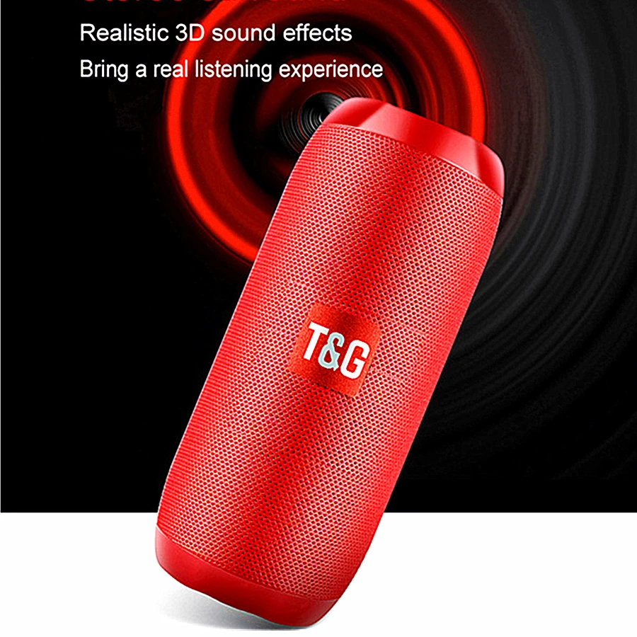 Портативный динамик беспроводной Bluetooth динамик s TG117 Саундбар Спорт на открытом воздухе водонепроницаемый Поддержка TF карты FM радио Aux вход