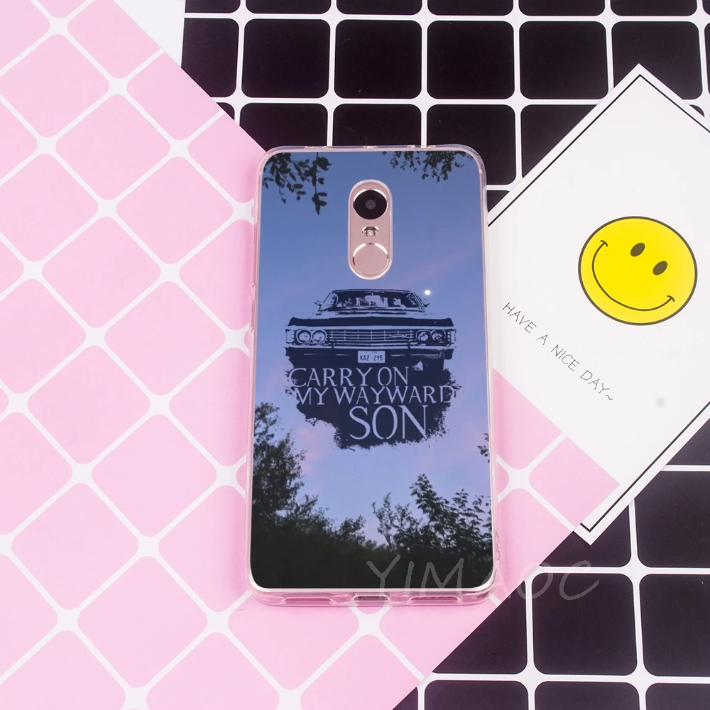 YIMAOC Сверхъестественное SPN Мягкий ТПУ чехол для Xiaomi Redmi 6 4X 5A 4A S2 Note 4 5 Pro Plus Mi 8 9 SE A2 A1