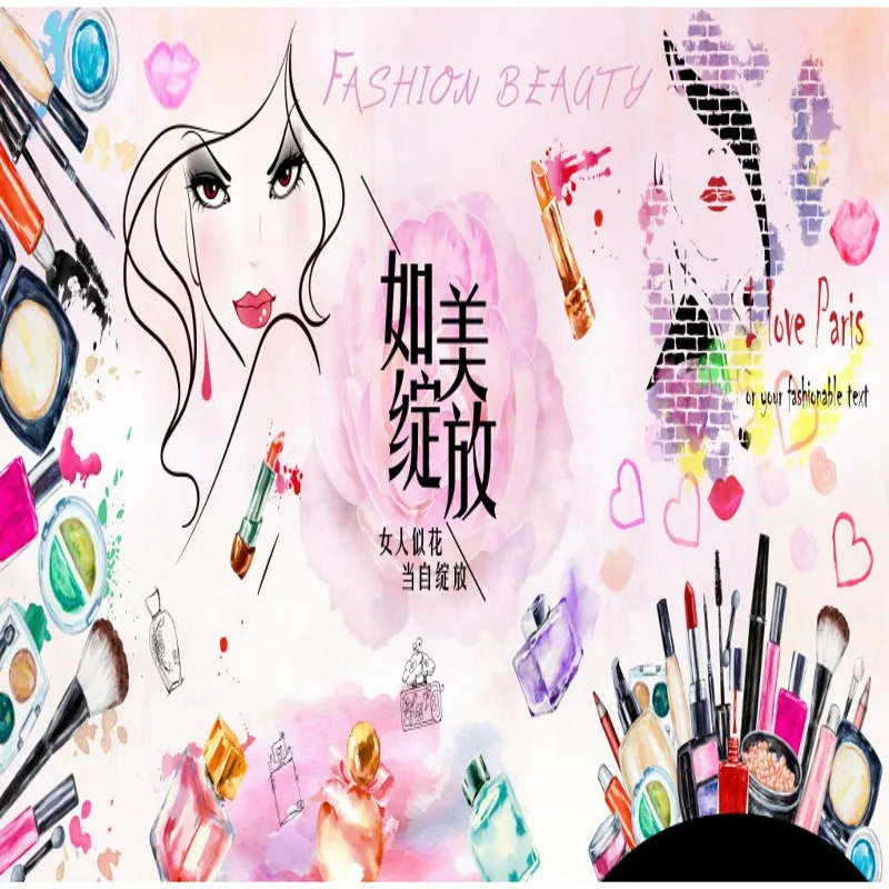 Пользовательские фото обои на заказ магазин ногтей росписи красоты косметика