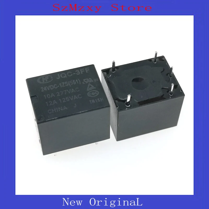 

5PCS/LOT Relay JQC-3FF 5V 9V 12V 24V DIP5
