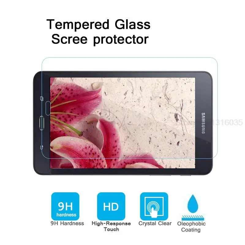 HD закаленное стекло для Samsung Galaxy Tab A 7.0 T280 T285 T288 J Max Защитная пленка экрана Anti Shatter