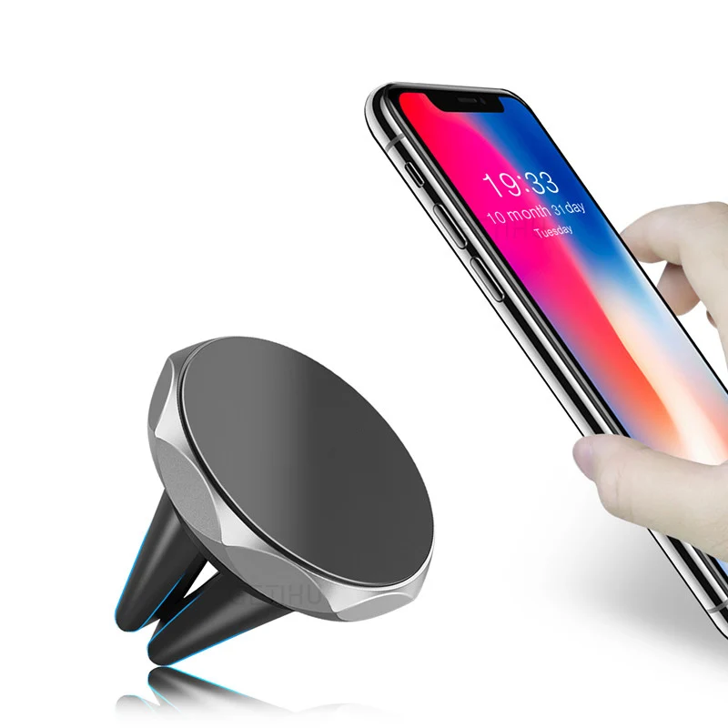 Универсальный автомобильный магнитный держатель для телефона подставка iPhone X XS 8