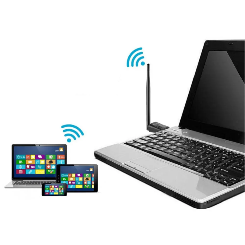 EGizmo MTK7601 150 Мбит/с USB беспроводной LAN адаптер 2 4 WiFi сетевой с антенной 802 11 #291897 |