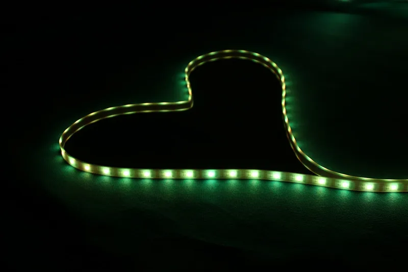 WS2801 DC5V 1 м 32 светодиодный s/m 2801 чип 5050 RGB Светодиодная лента 12 мм индивидуально Адресуемая лента полный сон Цвет IP67 свет