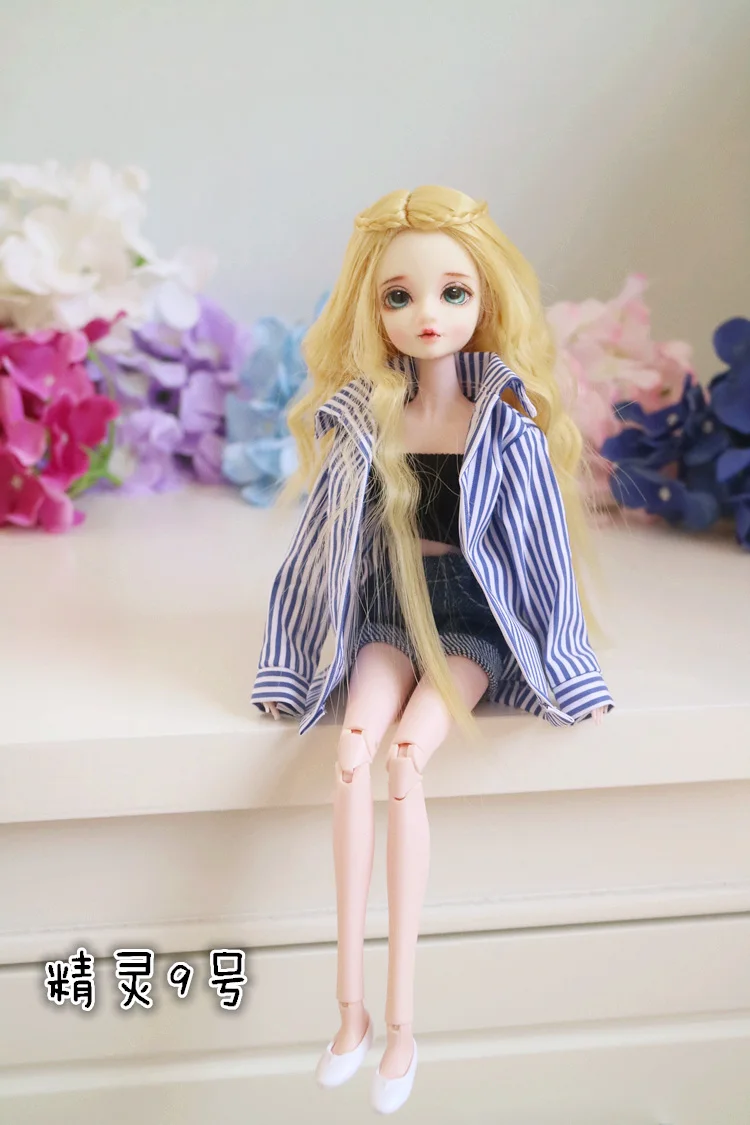 1/6 BJD Blyth кукла шарнир тело с макияж, в том числе волосы, Окрашенные Глаза, одежда для девочек ледяной