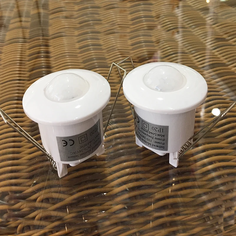 Мини время задержки Регулируемый 360 градусов Потолочный инфракрасный датчик