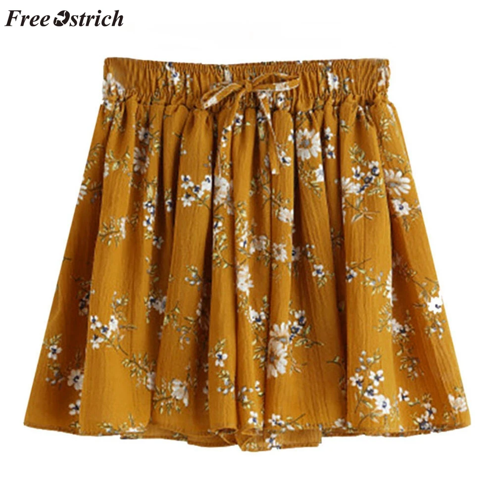 Бесплатная Страусиные женские модные и удобные повседневные свободные шорты с