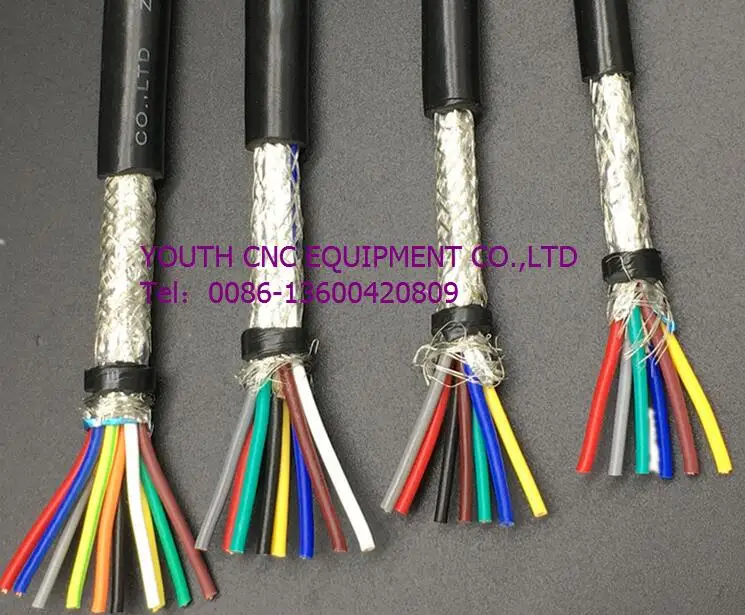 Кабель Farrow RVVP 1 м высокое качество 0 3 ^ мм2 6 ядер защищенный кабель для шпинделя