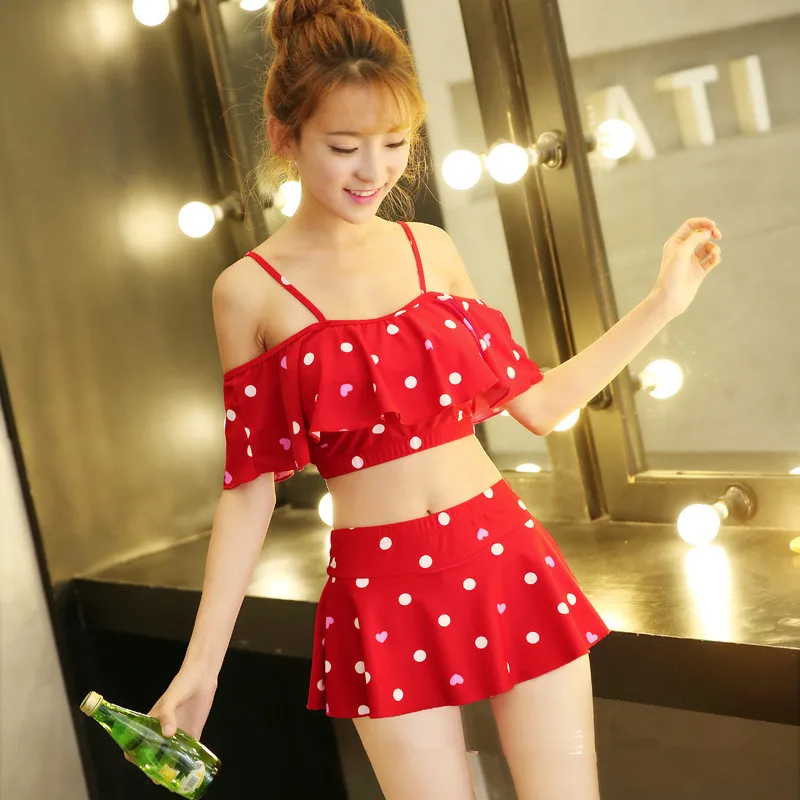 Женский купальник бикини из трех частей с открытой спиной и новинка 2019|swimsuit