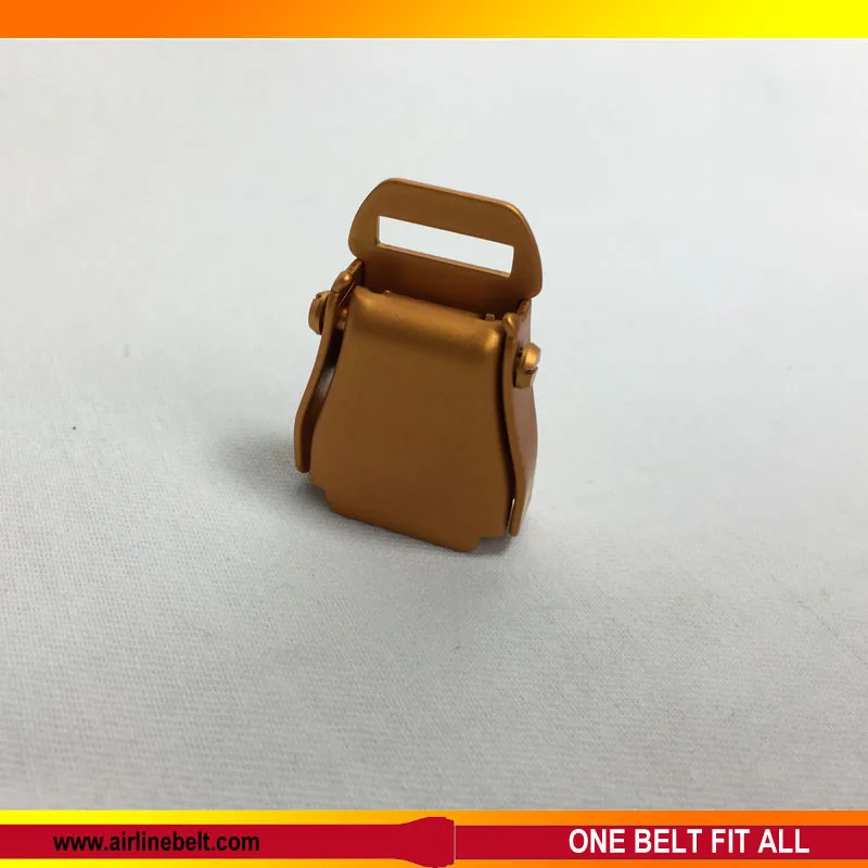 Застежка для ремня безопасности цветная алюминиевая пряжка самолета ремень