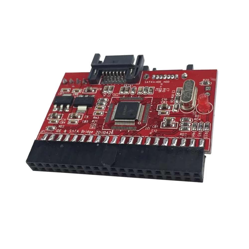 Адаптер с 2 в 1 SATA IDE адаптер портом на 40 Pin для адаптера ATA 133 100 HDD CD DVD|ide to sata adapter|sata