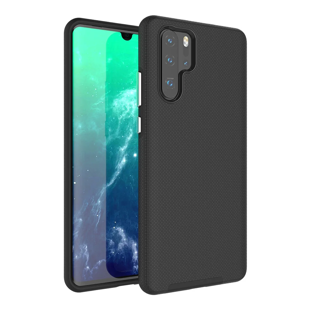 Для huawei P30 Pro Чехол P20 Lite армированный ТПУ+ PC двухслойный противоударный чехол для телефона Nova 4e 3e Силиконовый прочный нескользящий чехол