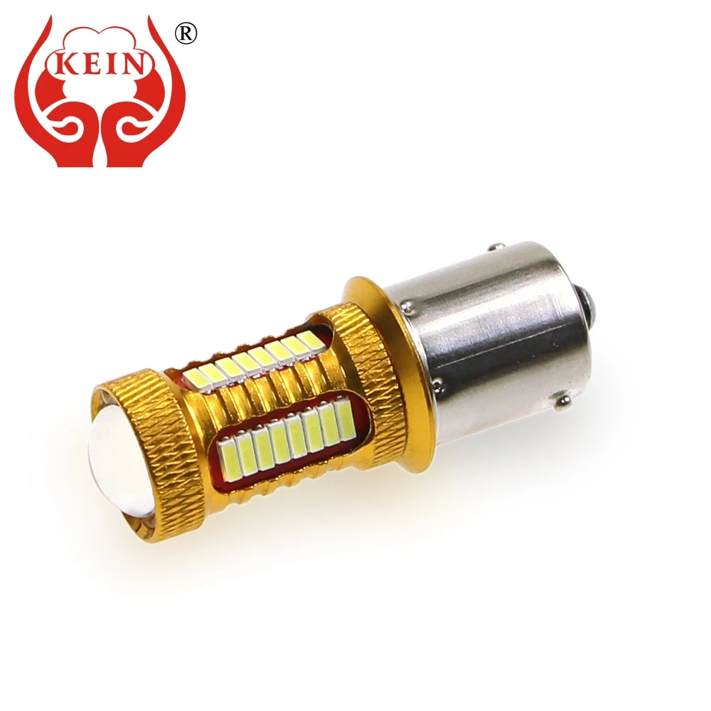 KEIN 2 шт. ba15s светодиодный P21W лампы 1156 38smd авто светильник 1156A 4014 обратный тормоза