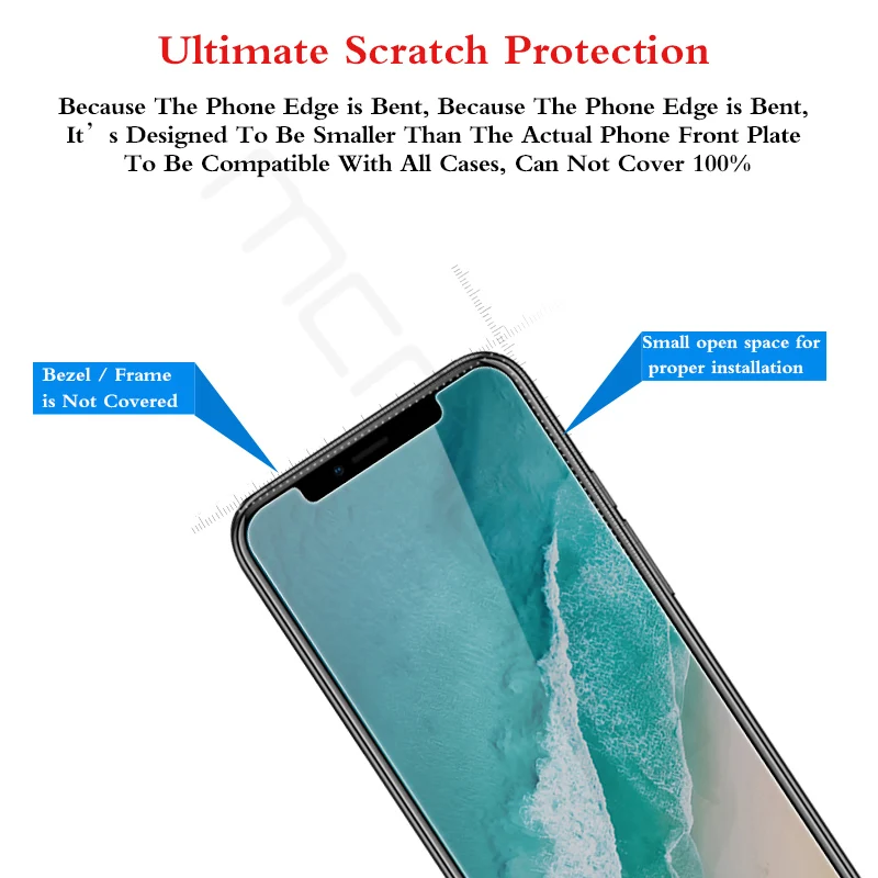 Закаленное стекло 9H для Ulefone X 5 85 дюйма высокопрочное взрывозащищенное 2.5D