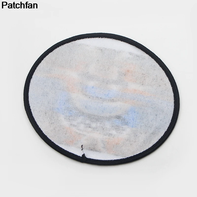 

Patchfan cartoon applique patches diy iron on shoes jeans shirt clothes punk stickers embroideried badges A1954