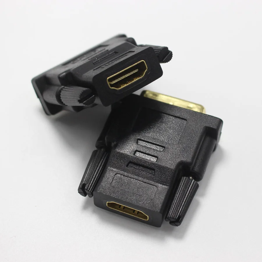 EClyxun 1 шт. позолоченный DVI 24 + штекер на HDMI разъем двунаправленный адаптера