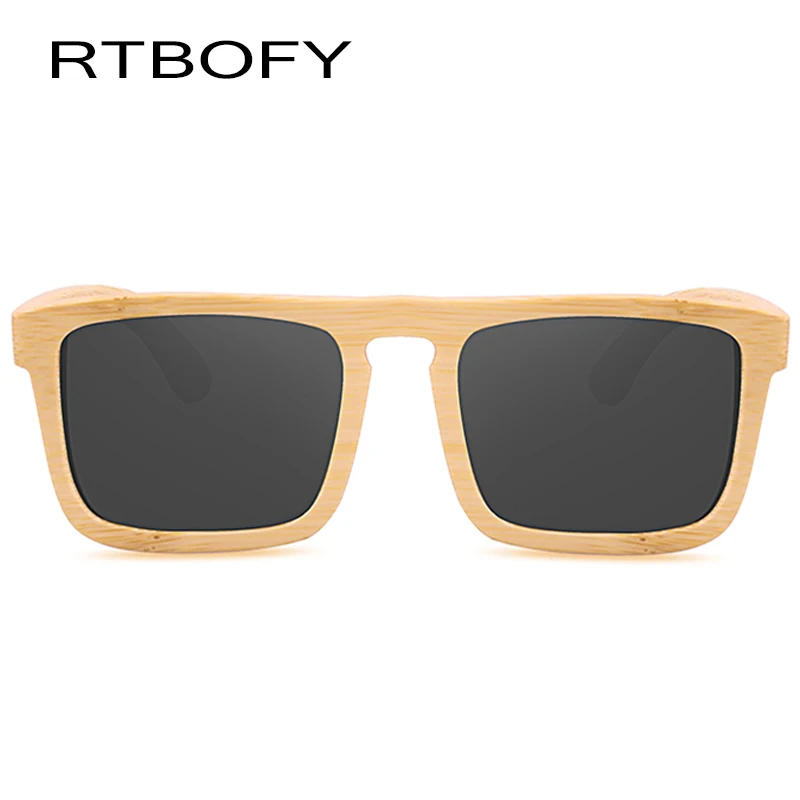 RTBOFY бамбуковые деревянные поляризационные солнцезащитные очки ручной работы