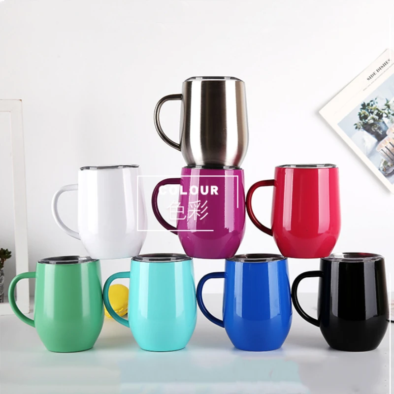 12 унций яйцо стакан вина стеклянная кофейная кружка в виде стакана воды 18/8 из