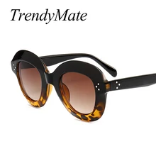 TOP Fashion Sunglasses Women Popular Brand Designer Round Style Sun Glasses For Women Lady Glasses F