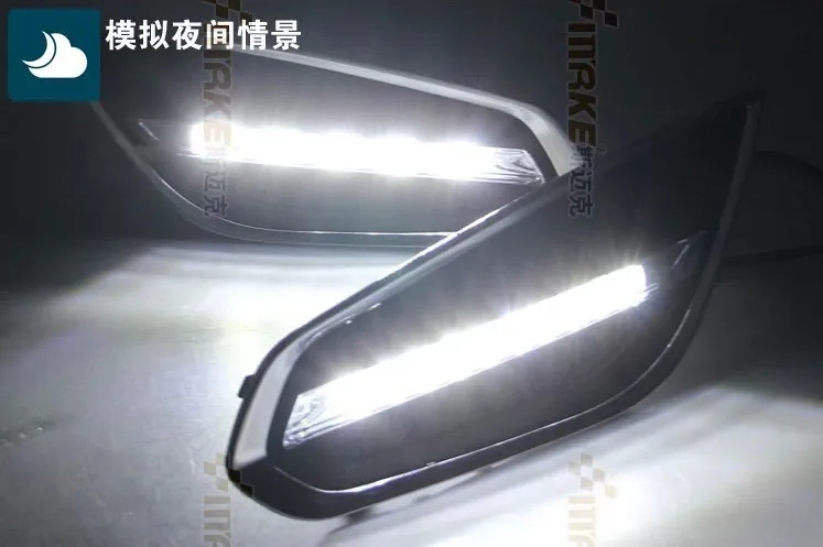 

OsMrk DRL for volvo s60 V60 2009-13 led daytime running light fog lamp with auto off function top quality wholesale price