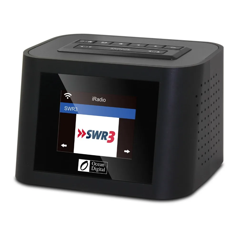 Ocean Digital DB 828 WR 828F DAB + Wi Fi (Интернет) FM UPnP радиоприемник меню USB будильник пульт