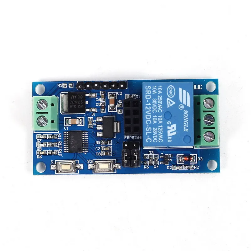 DC 12 В ESP8266 1 бит Wi-Fi релейный модуль IOF интеллектуальное домашнее мобильное приложение переключатель дистанционного управления для умного дома IOT передача