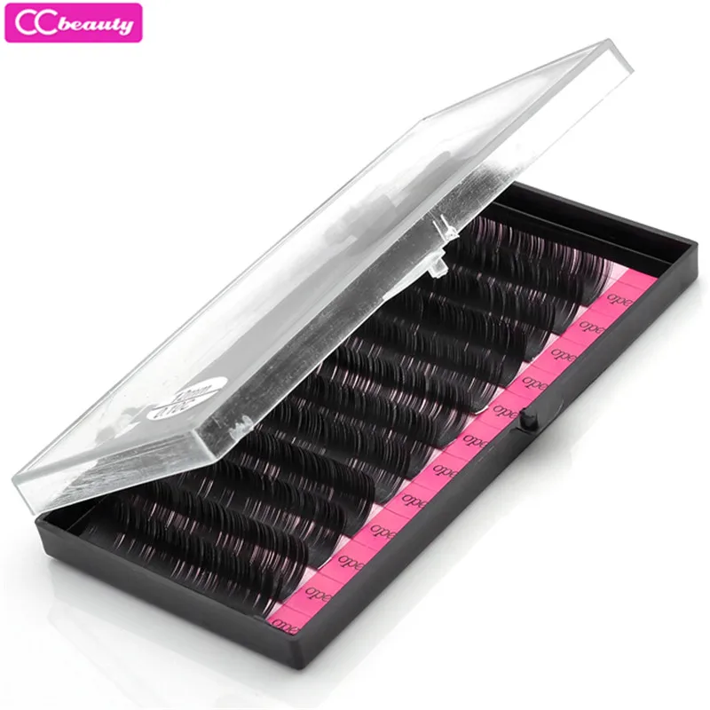 CCbeauty горячий стиль 12 шт. Индивидуальные Накладные ресницы Расширения толщиной 10