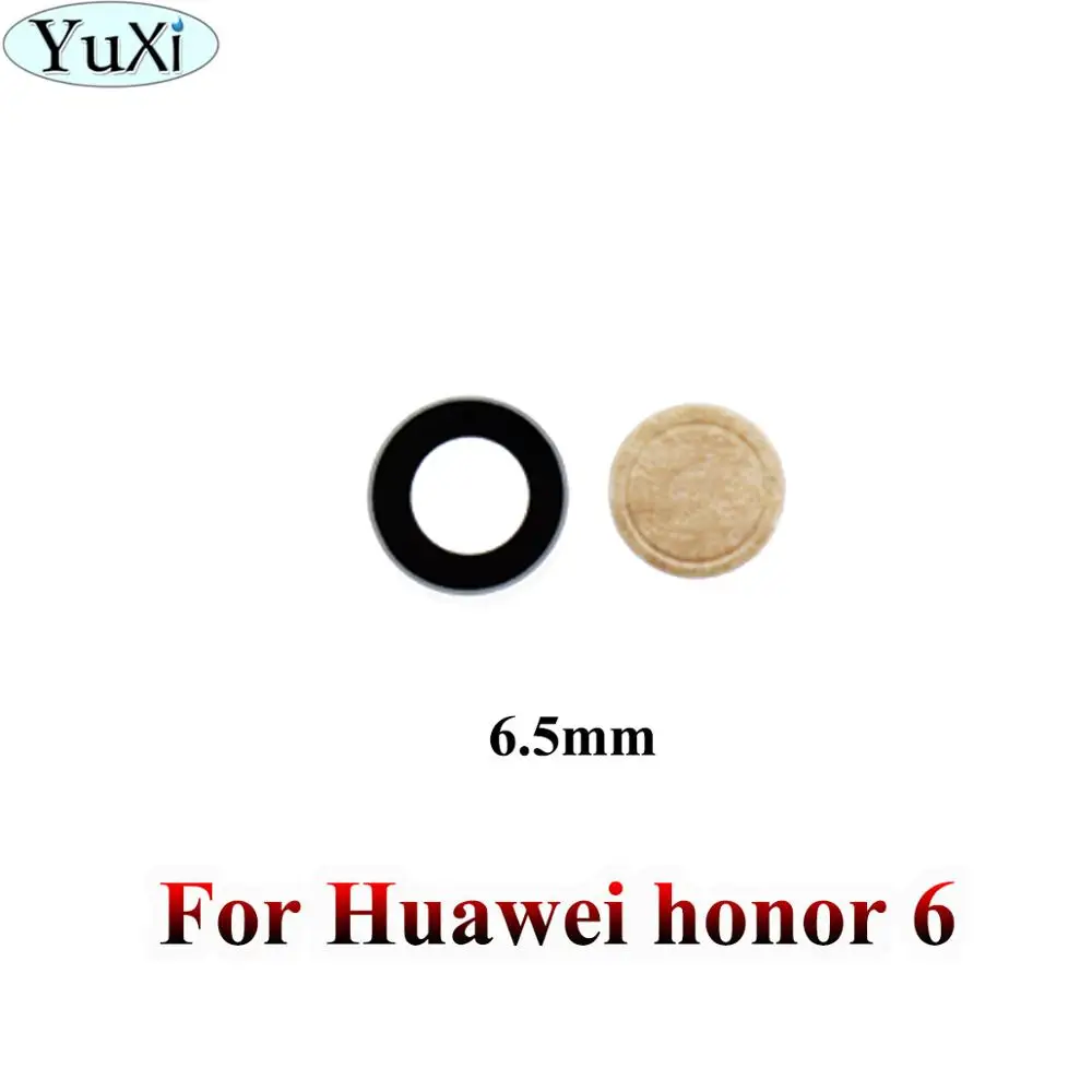 Honor 6 Юйси для huawei Honor 7C 7i 7A 6x 6A 5C 5x 4A 4x 3C 6 V8 V9 8x10 6 Plus играть стеклянный объектив задней камеры с помощью клейкой Стикеры - Цвет: Honor 6
