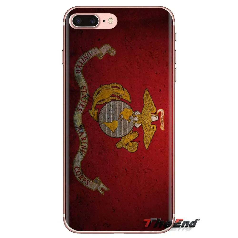 Прозрачный чехол из ТПУ Eagle US USMC Marines Veteran для Samsung Galaxy J1 J2 J3 J4 J5 J6 J7 J8 Plus 2018 Prime 2015 2016