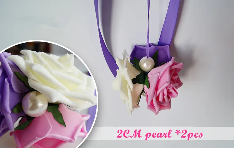 Роскошная подвеска в виде сердца из ПЭ розового жемчуга Свадебный праздник