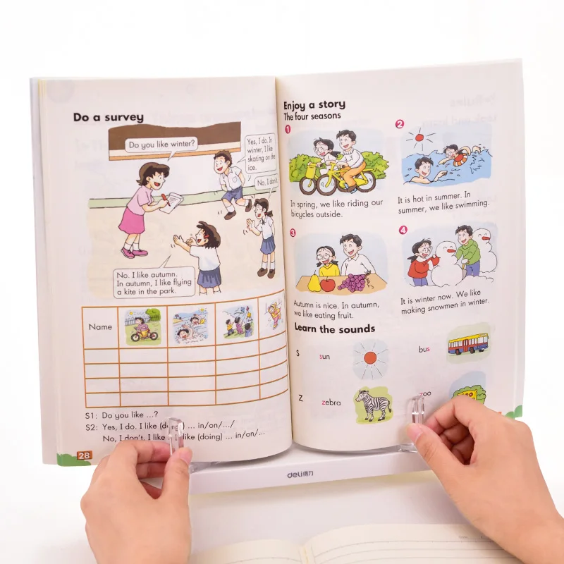 DELI Reading Frame Pupils Multi-function Bookshelf Student for Books Simple and Convenient Papeleria | Канцтовары для офиса и