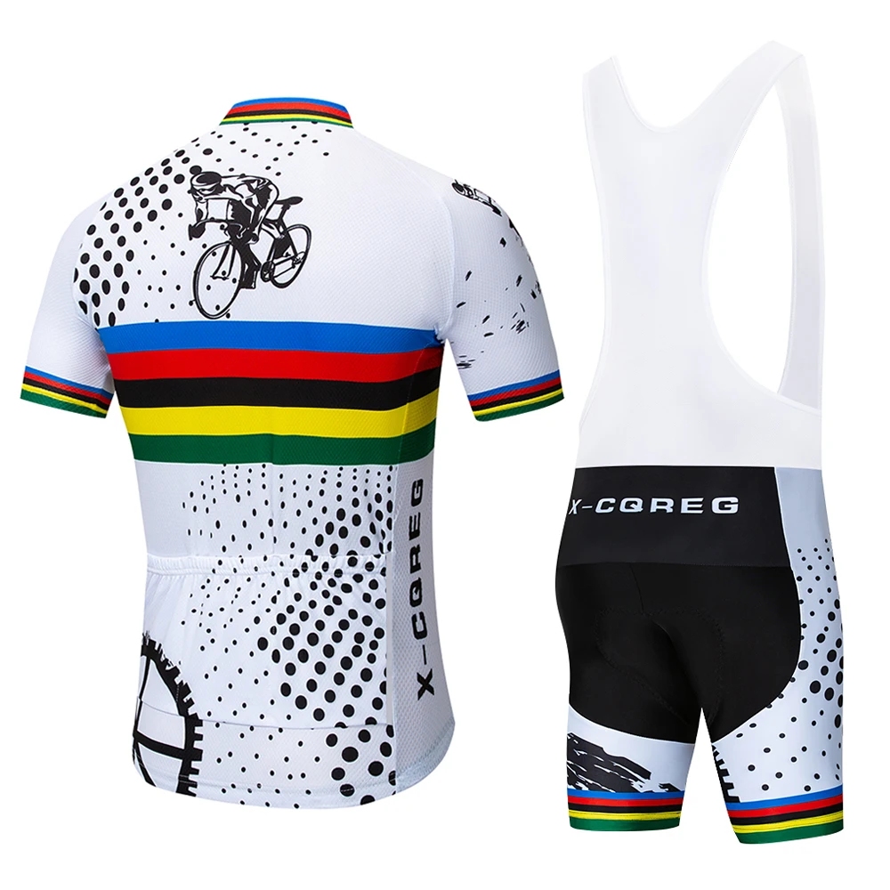 X-CQREG Men's Cycling Jerseys Set - MTB Maillot for Summer Road Bike Wear Clothes image 2