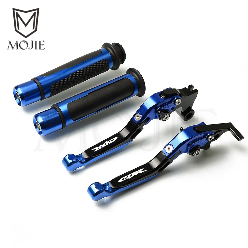 Black Blue Для Honda CBR600RR CBR 600RR CBR600 RR CBR 600 RR 2007- Мотоцикл с ЧПУ Регулируемый складной тормозной рычаг сцепления рукоятки - Цвет: Black Blue