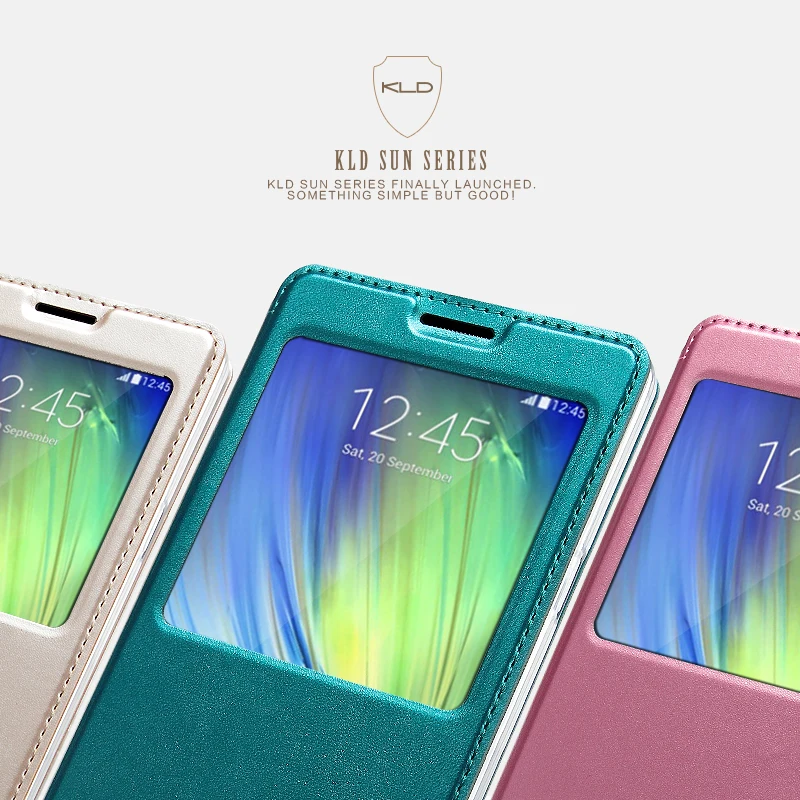 10 шт./лот Оригинал КЛД Вс Серии Кожаный чехол для телефона Для SAMSUNG Galaxy A7 Бумажник