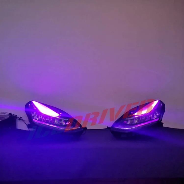 Icedriver для Tesla Model 3 DRL RGB разноцветный светодиодный светильник дневные ходовые огни