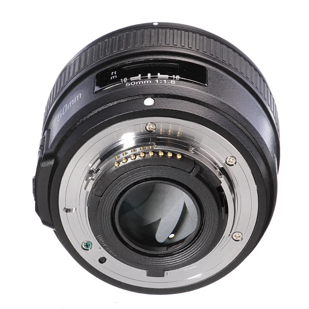 YONGNUO YN50MM F1.8 большая апертура Автофокус Объектив YN 50 мм для Nikon f1.8 50 мм Объективы для фотоаппаратов d7000 d90 d5200 d7200 d750 d610