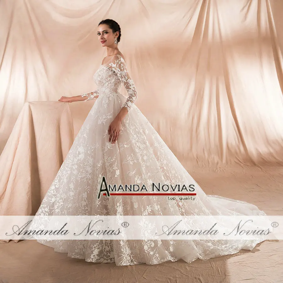 Robe de soiree Новое поступление свадебное платье цвета шампанского Свадебные платья Реальные фотографии