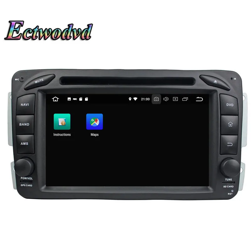 Ectwodvd Восьмиядерный Автомобильная dvd-навигационная система для Benz ML W163 CLK W209