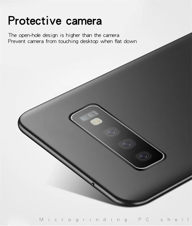 Чехол для Samsung Galaxy S10 роскошный Ультратонкий гладкий жесткий чехол Fundas |