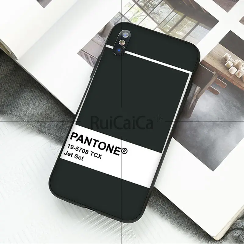 Ruicaica Pantone Candy Color Printing Drawing Phone Case cover Shell for iPhone 8 7 6 6S Plus 5 5S SE XR X XS MAX Coque | Мобильные