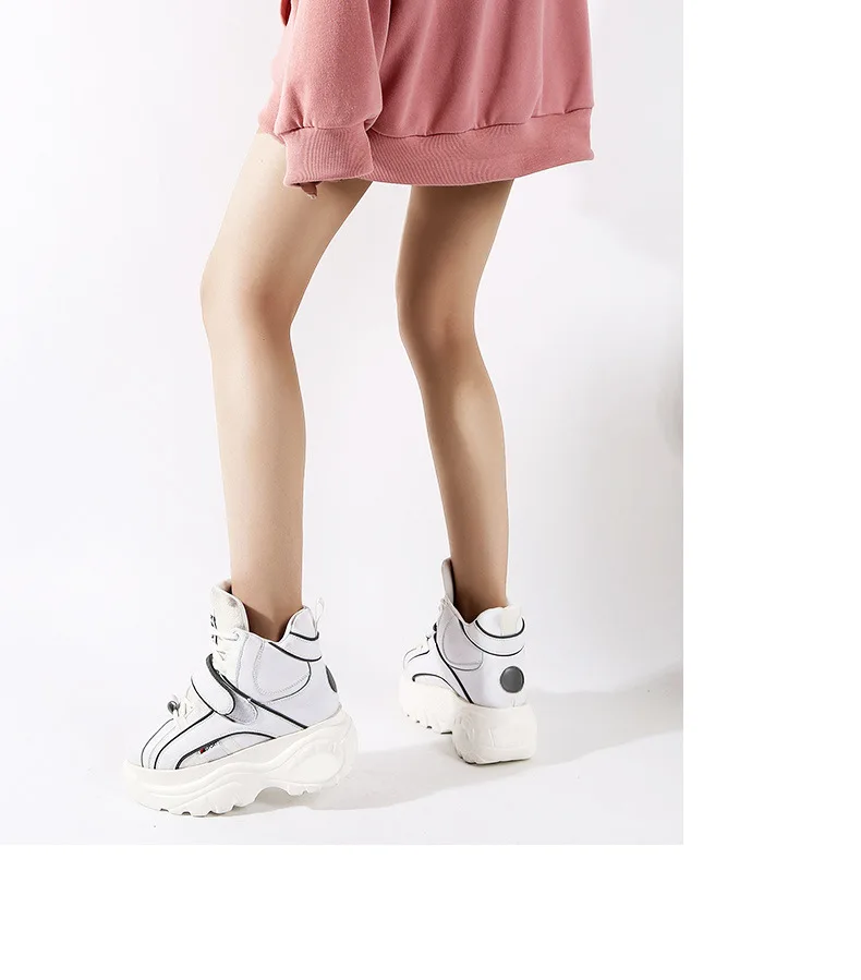 Fashion Casual Women Shoes Autumn Thick bottom High Platform Ankle Boots Comfortable Soft White Sneakers Winter Boots Woman