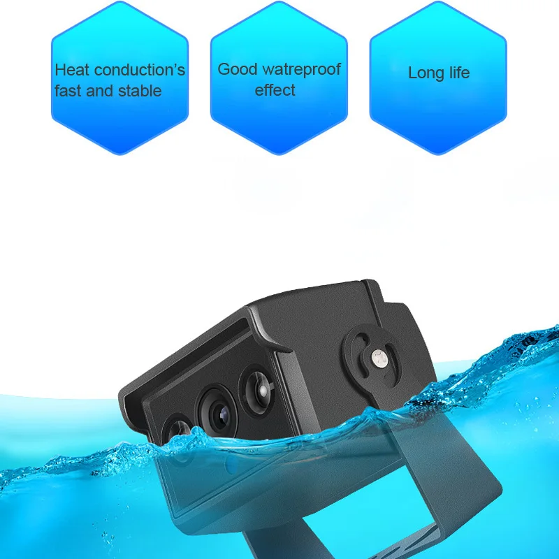 led camera YuanTing грузовик парковочная камера сверхмощный 18 светодиодный ИК ночного видения Водонепроницаемая камера заднего вида для автомобиля для грузовика прицепа автобуса - Название цвета: led camera