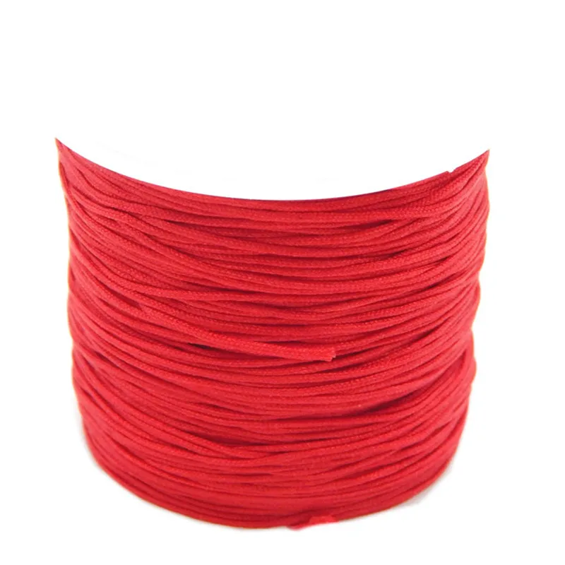 BASEHOME 1roll 0.8mm Fine Line Weaving Frabic Cord Thread For DIY Necklaces Bracelets Making Jewelry Findings | Украшения и