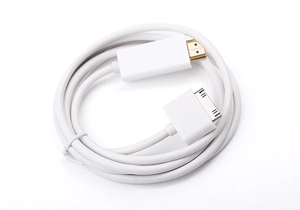 Новый 1080 P Подключение Док Разъем к Мужчине HDMI Адаптер для iPhone 4 4S iPad 1 2 3 hdmi