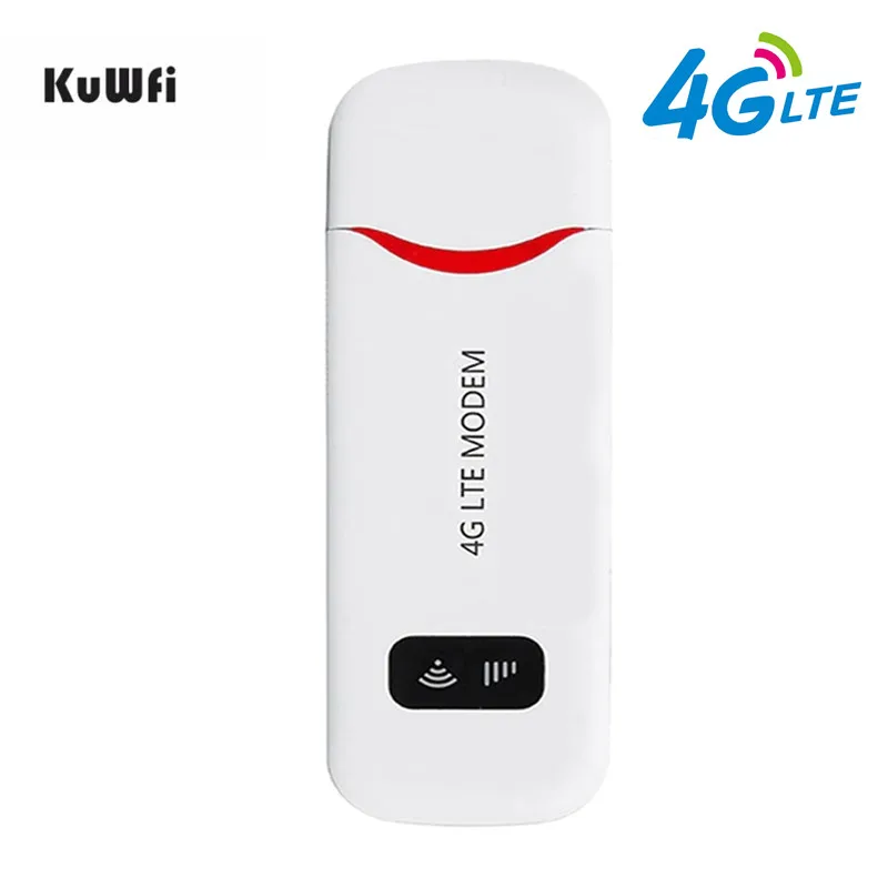 KuWfi мини 4G модем портативный USB 3G/4G FDD LTE wi fi маршрутизатор поддержка полосы 1/3 слот
