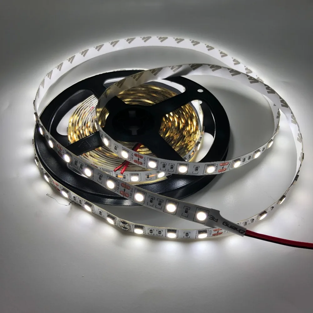 5 м Светодиодная лента 5050 RGB огни 12 В гибкое освещение для украшения дома SMD